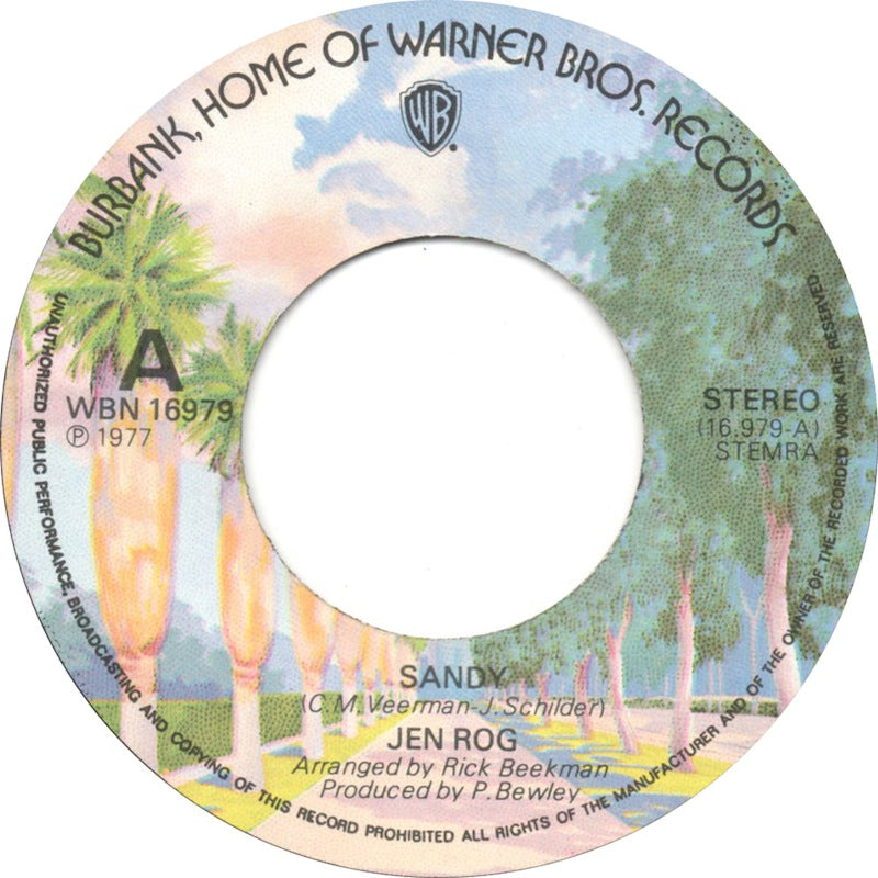 Jen Rog - Sandy 30043 Vinyl Singles Vinyl Goed / Hoes Goed
