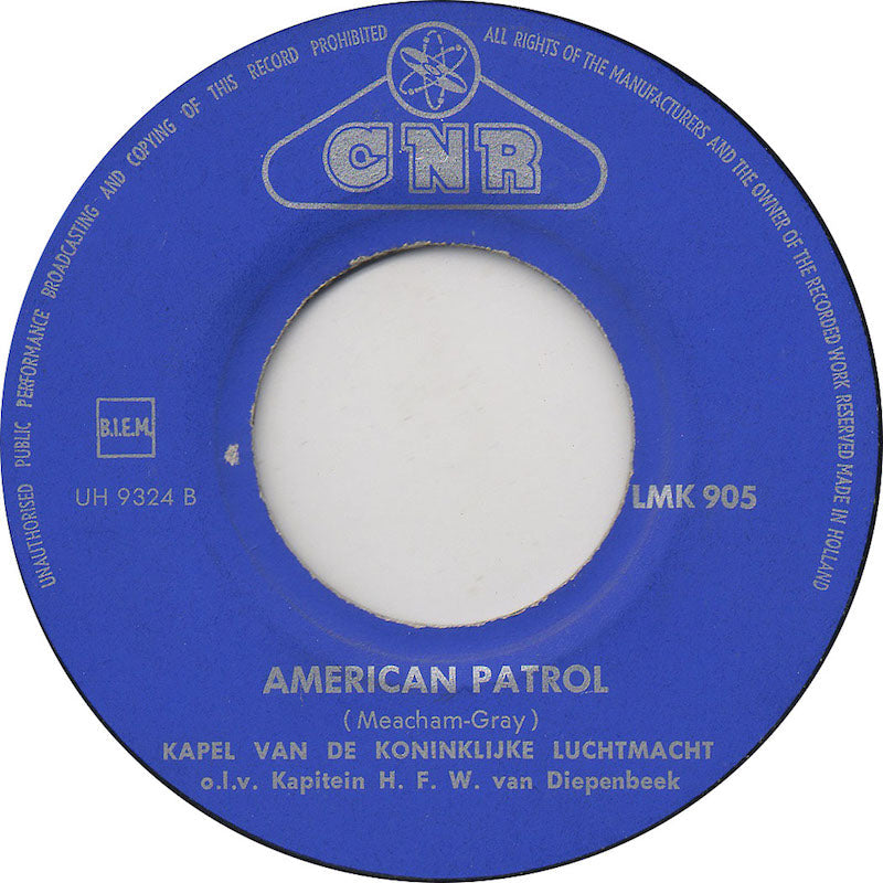 Band Of The Royal Netherlands Airforce - When The Saints Go Marching In Vinyl Singles Vinyl Zeer Goed / Hoesje Generic "VINYLSINGLES.NL"