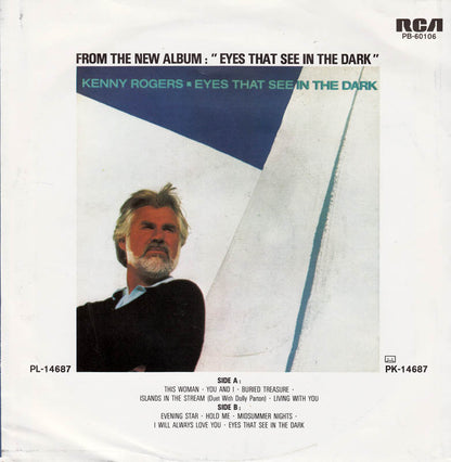 Kenny Rogers - Eyes That See In The Dark 21982 Vinyl Singles Vinyl Goed / Hoes Goed