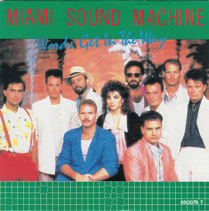 Miami Sound Machine - Words Get In The Way 13961 Vinyl Singles Vinyl Goed / Hoes Goed