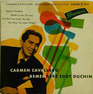 Carmen Cavallaro - Remembers Eddy Duchin Vinyl Singles EP Vinyl Zeer Goed / Hoesje Goed "VINYLSINGLES.NL"