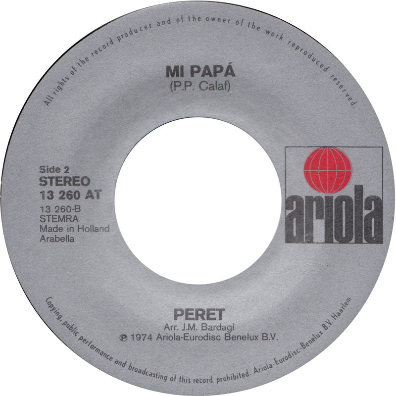 Peret - Canta Y Se Feliz 16036 17609 Vinyl Singles Vinyl Goed / Hoes Goed