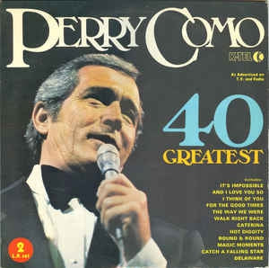 Perry Como - 40 Greatest (LP) 50473 Vinyl LP Dubbel Vinyl Goed / Hoes Goed