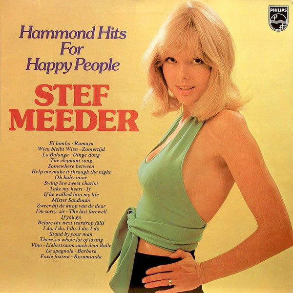 Stef Meeder - Hammond Hits For Happy People (LP) 41830 Vinyl LP Vinyl Goed / Hoes Goed