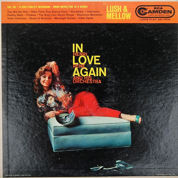 Henri Rene And His Orchestra - In Love Again (LP) Vinyl LP Vinyl Zeer Goed / Hoes Goed "VINYLSINGLES.NL"
