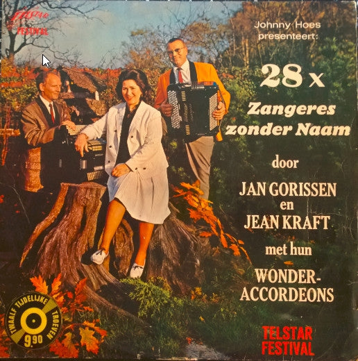 Jan Gorissen, Jean Kraft - 28x Zangeres Zonder Naam (LP) 42434 Vinyl LP Vinyl Goed / Hoes Goed