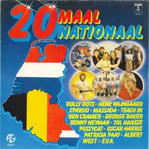 Various - 20 Maal Nationaal (LP) 52309 Vinyl LP Vinyl Goed / Hoes Goed