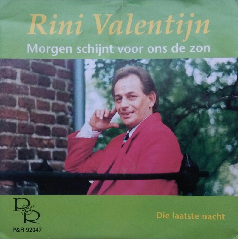 Rini Valentijn - Morgen Schijnt Voor Ons De Zon 03528 Vinyl Singles Vinyl Goed / Hoes Goed