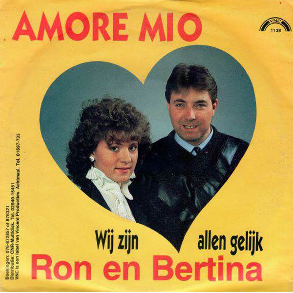 Ron En Bertina - Amore Mio 38140 Vinyl Singles Vinyl Goed / Hoes Goed