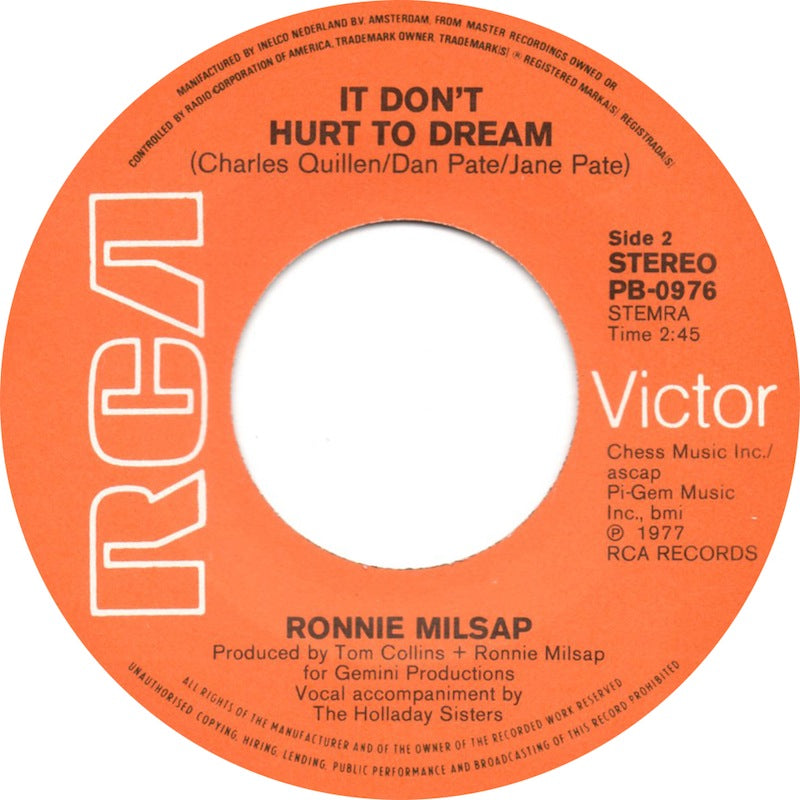 Ronnie Milsap - It Was Almost Like A Song 14726 Vinyl Singles Vinyl Goed / Hoes Goed