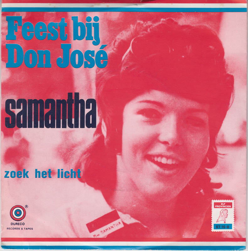 Samantha - Feest Bij Don José 19661 Vinyl Singles Vinyl Goed / Hoes Goed