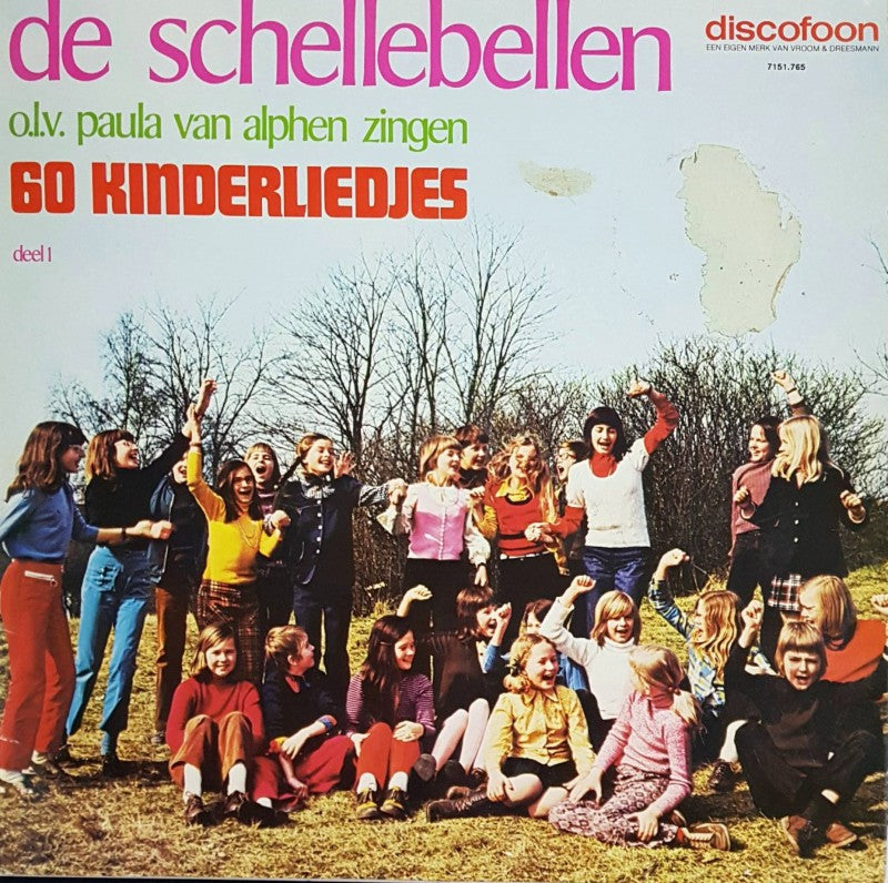 Schellebellen - 60 Kinderliedjes (LP) 49558 Vinyl LP Vinyl Goed / Hoes Goed