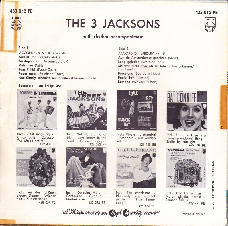 3 Jacksons - All Hits On Deck 40196 Vinyl Singles Vinyl Goed / Hoes Goed