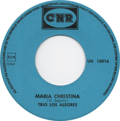 Trio Los Alegres - Maria Christina 16550 Vinyl Singles Vinyl Goed / Hoes Goed